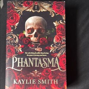 Phantasma Book with Skull and Roses Cover